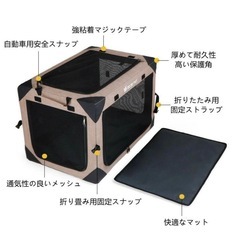 犬猫ペットキャリーの画像