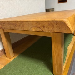 木製ローテーブル
の画像