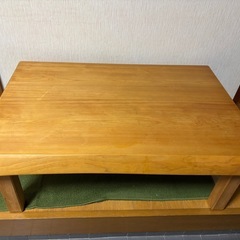 木製ローテーブル
の画像