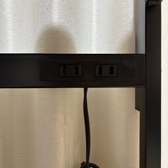 レンジラック 2口コンセント付きの画像