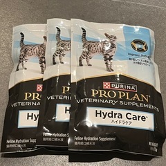 ピュリナ プロプラン 経口補水液 ハイドラケア 猫用 サプリメント パウチ 3袋 水分補給 オズモライト配合 の画像