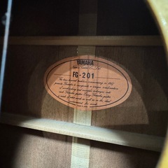 【中古】YAMAHA ヤマハ アコースティックギター アコギ FG-201の画像