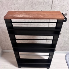 「受け渡し予定者様決まりました」11/12まで！　キッチン隙間収納　ワゴン　キャスター付きの画像