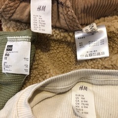 子供服　ベビー　75サイズ　秋コーデ　H&M 他の画像
