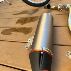 TW200 アップマフラーの画像