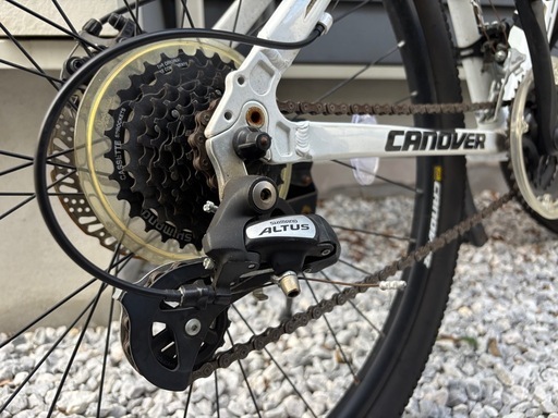 カノーバー(CANOVER) マウンテンバイク 自転車 21段変速 サスペンション ディスクブレーキ ホワイト