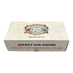 【Disney】70周年記念✿ペアマグカップ✿未使用の画像