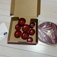 御初膳 お食い初め膳 食器 お膳　歯固め石の画像