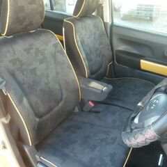 H.28(2016)年 マツダ フレアクロスオーバー XG イエロー×ブラック AAC  ETC　ナビ　キーレス　集中ドアロック　ABS　エアバック　フルセグＴＶ　アイドリングストップ　Ｆシートヒーター　ＣＤ　Bluetooth　17081の画像