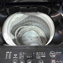 2024年製　ヤマダ　5.5K 洗濯機　ブラック　YWM-T55LKの画像