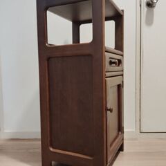 引取り希望　カリモク　電話台　飾り棚　収納棚の画像