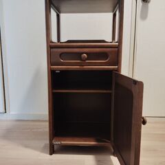 引取り希望　カリモク　電話台　飾り棚　収納棚の画像