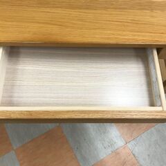 ＼家具＊家電のお店／【ｼﾞｬﾝｸﾞﾙｼﾞｬﾝｸﾞﾙ石川金沢店】 デスク 木目調 ライトブラウン W(幅)90.5×D(奥行き)45×H(高さ)73.5cmの画像