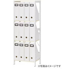 棚・キッチン収納、書類収納など　ニトリシェルフアドバンス43ナチュラルの画像