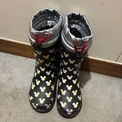ミッキーマウス　冬用長靴　18センチの画像