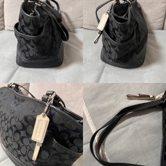 【取引中】コーチ（coach）ショルダーバッグ 黒の画像