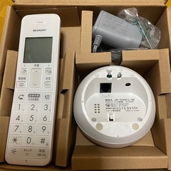 SHARP コードレス電話機の画像