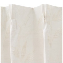 【11/3引取限定】 1枚 遮光1級・遮熱・遮音カーテン(パルモ アイボリー 100X135) +ﾚｰｽ Nﾅﾁｭﾚｼｬｲﾝ 100X133X1P の画像