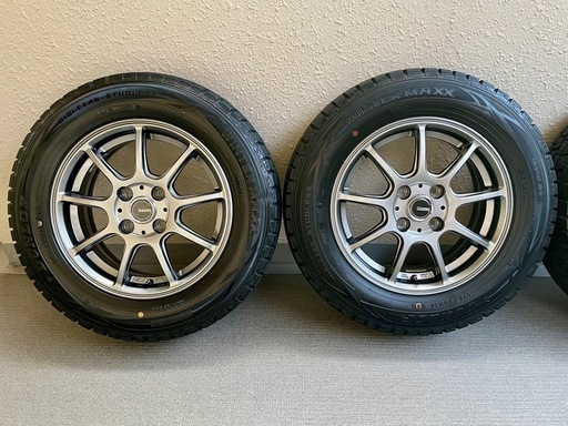 175/70R14ダンロップスタッドレス+アルミ4本 バリ山
