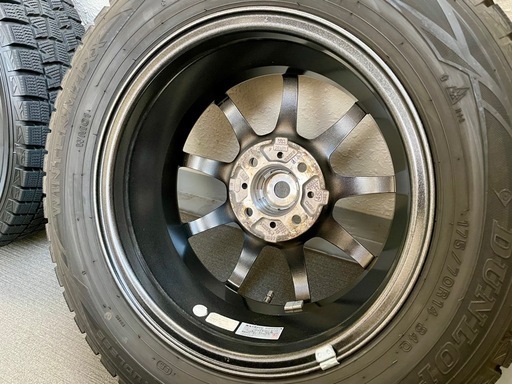175/70R14ダンロップスタッドレス+アルミ4本 バリ山
