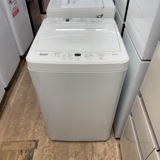 2022年製　ヤマダ　6K 洗濯機　YWM-T60H1
