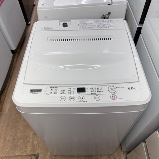 2022年製　ヤマダ　6K 洗濯機　YWM-T60H1
