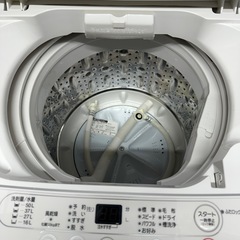 2022年製　ヤマダ　6K 洗濯機　YWM-T60H1の画像