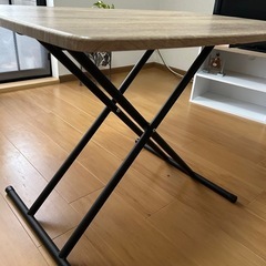 テーブル　高さ調節可能　の画像