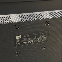 TCL 40型　液晶テレビ　40B400 リモコン付き　2020年製の画像