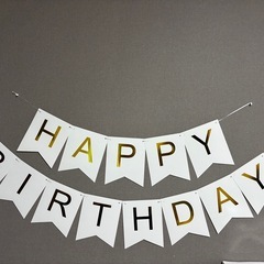 ハッピーバースデー小物の画像