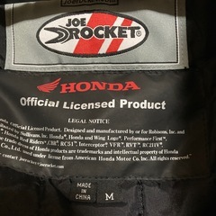 新品ホンダの冬用ジャケットの画像