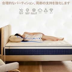 [引き取り希望] Hsuenner ポケットコイルマットレスの画像