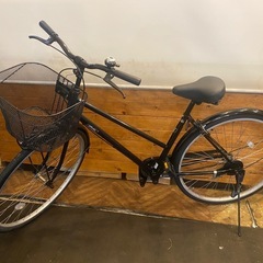 【11月3日まで延長、防犯登録無料！】26インチ　自転車　ブラックの画像