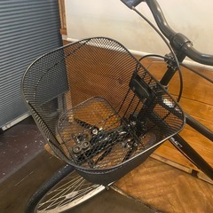 【11月3日まで延長、防犯登録無料！】26インチ　自転車　ブラックの画像