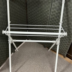 物干しスタンド　ホワイトの画像