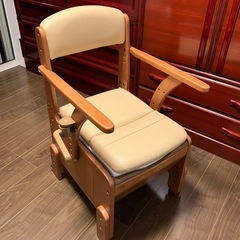 介護イス　トイレ付の画像