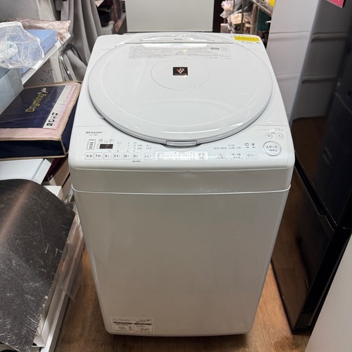 2024年製　シャープ　8K 洗濯機ES-TX8H