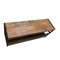 【ジ1102-05】カフェ風インテリア‼️アイアン×木目 おしゃれテレビボード 幅100cm の画像