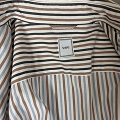 SHIPS ストライプ 長袖シャツの画像