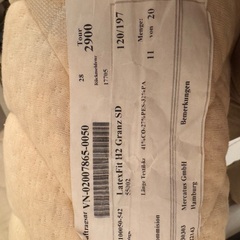 ベッドフレーム、マットの画像