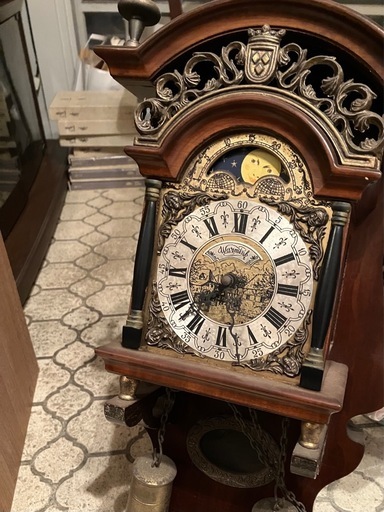 アンティーク雑貨 ロココ調 ウォールクロック（ブラック①） 壁掛け時計 掛け時計・置き時計 Re: NAOTAROU321'S 通販  17777927｜Creema(クリーマ) アンティーク調　壁掛け時計