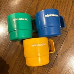 ミキハウス　コップ 3個セットの画像