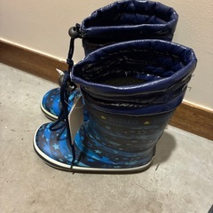 新品　タグ付き　冬用長靴　19センチの画像