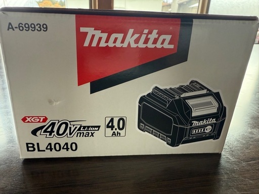 40v makitaバッテリー