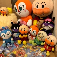 【値下げ】アンパンマン ぬいぐるみ おもちゃ セットの画像