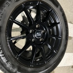 人気OZブランド黒ホイール美品MSW16インチ5穴4本セットの画像