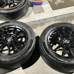 人気OZブランド黒ホイール美品MSW16インチ5穴4本セットの画像