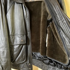 皮ジャンパーの画像