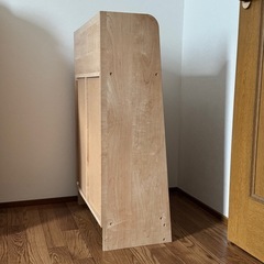 ベルメゾン 1cmピッチディスプレイ絵本本棚 幅60cm ライトナチュラルの画像