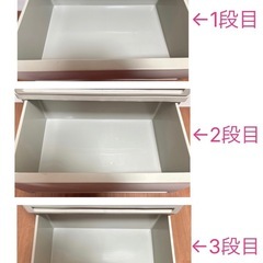 【お話中】天馬★COSPA  チェスト3段　グレー🩶の画像